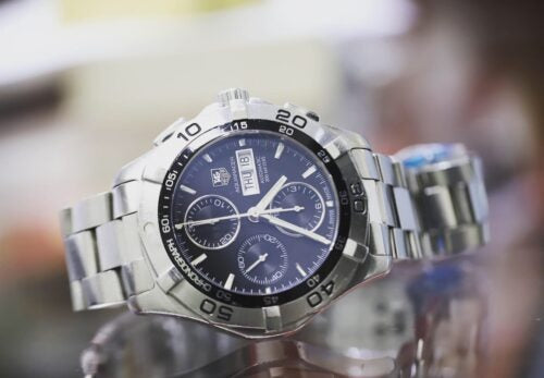 TAGHEUER タグホイヤー アクアレーサー黒文字盤