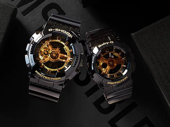 G-SHOCK 国内正規品 カシオ Gショック 腕時計 メンズ タフネス ブラック×ゴールドシリーズ 樹脂バンド GA-110GB-1AJF