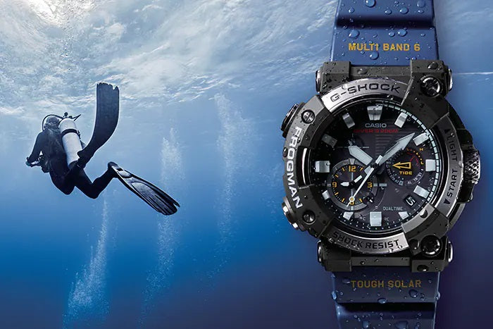 G-SHOCK 国内正規品 カシオ Gショック 腕時計 メンズ タフネス 樹脂バンド ISO規格200m潜水用防水機能 フロッグマン GWF-A1000-1A2JF