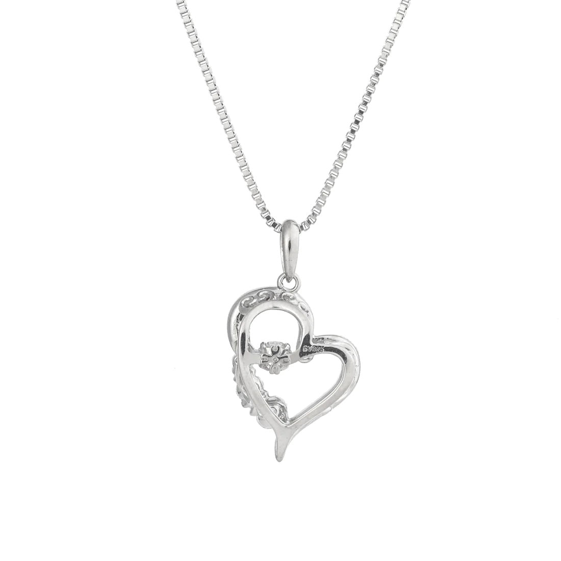 Crossfor クロスフォー ペンダント NYP-585 D-3stone Heart