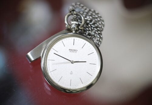 SEIKO懐中時計の分解掃除