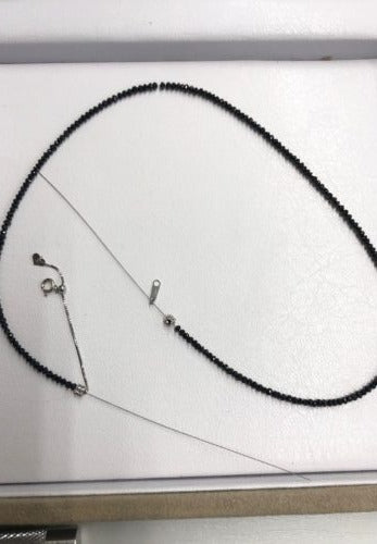 ブラックダイヤモンドネックレス　ワイヤー交換❢❢