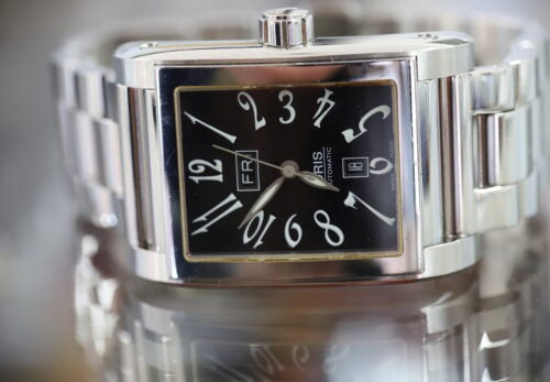 ORIS ガラス内部汚れ　除去