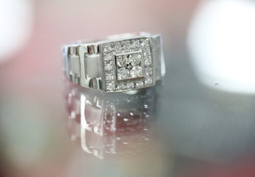 新作💍　プラチナダイヤモンドメンズリング