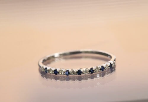 プラチナサファイアダイヤモンドリング☆