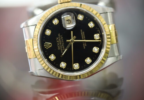 ロレックス　DATEJUST コンビ　ダイヤ10P　分解掃除