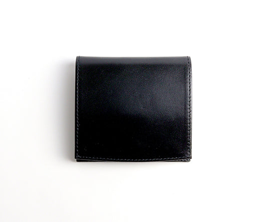 財布 メンズ レディース コンパクト 小さい財布 aioa 栃木レザー 黒 ブラック MAB001A