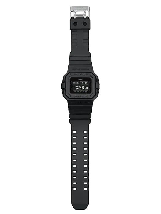 G-SHOCK 国内正規品 カシオ Gショック 腕時計 メンズ タフネス アナログ デジタル マット オールブラックモデル 樹脂バンド DW-D5500BB-1JF