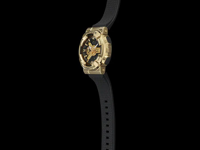 G-SHOCK 国内正規品 カシオ Gショック 腕時計 アナログ デジタル メンズ タフネス 樹脂バンド ステンレス製ベゼル Metal Covered GM-110G-1A9JF