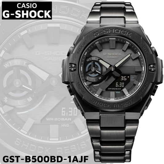 G-SHOCK 国内正規品 カシオ Gショック 腕時計 メンズ 薄型モジュール カーボンコアガード構造 樹脂バンド GST-B500BD-1AJF