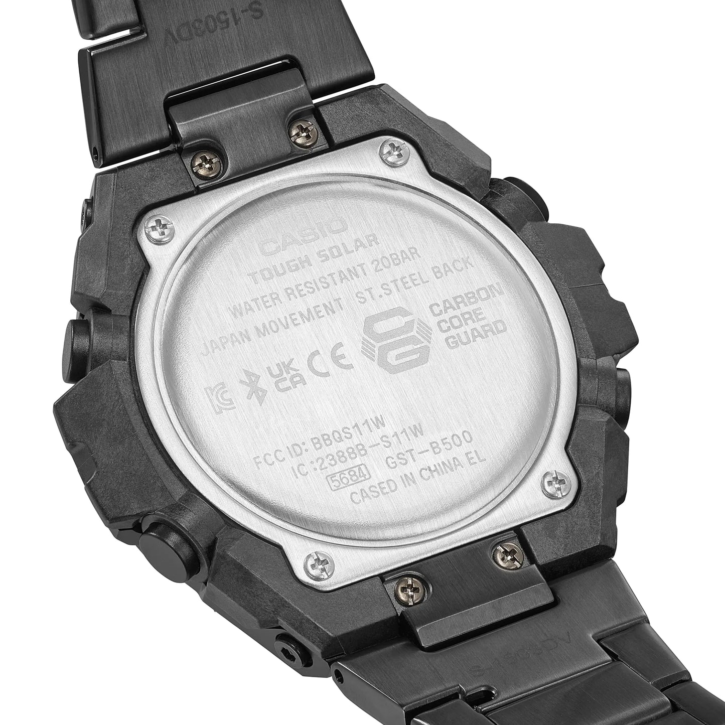 G-SHOCK 国内正規品 カシオ Gショック 腕時計 メンズ 薄型モジュール カーボンコアガード構造 樹脂バンド GST-B500BD-1AJF